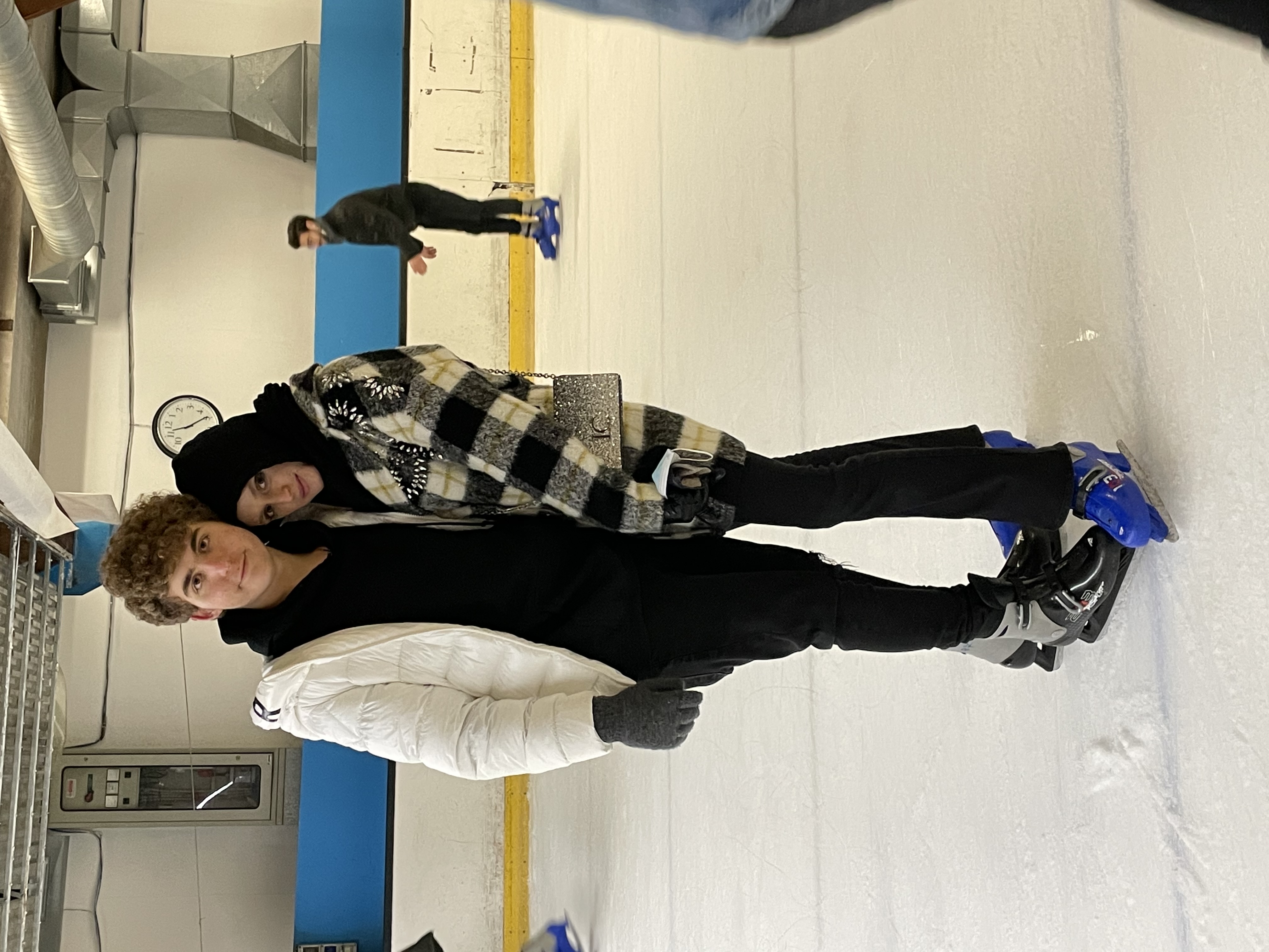 Primo pattinaggio sul ghiaccio